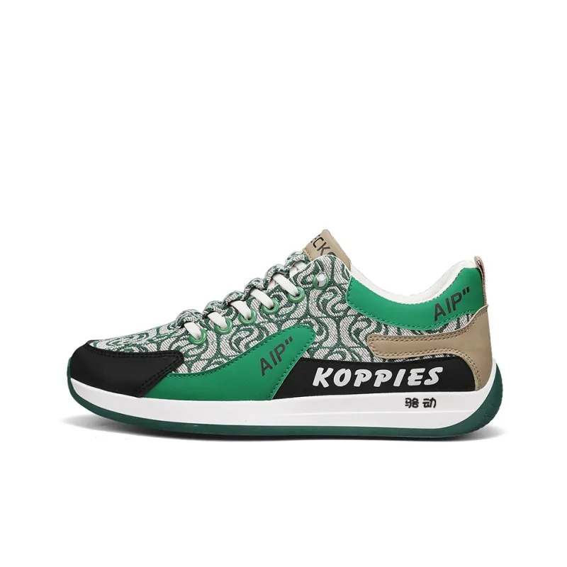 Locke Luxe Embroidery Slip Resistant, Lightweight, And Breathable Low Top Skateboard Shoes Men's-10