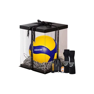 MIKASA Microfiber Leather Size 5 Ball Volleyball Unisex Yellow Blue-5
