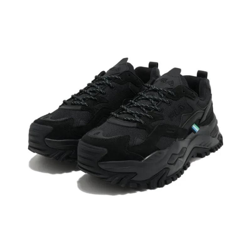 FILA Twine Ma Low Top Casual Shoes Unisex Black-3
