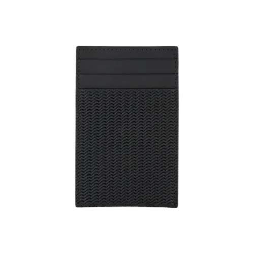 AMANI Cowhide Card Holder Men's Black