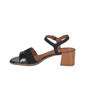 GEOX One Strap Sandals 5.5cm Women's Black