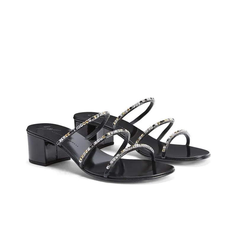 Giuseppe Zanotti Dark Colorful 40mm Embellished Sandals Women's-2