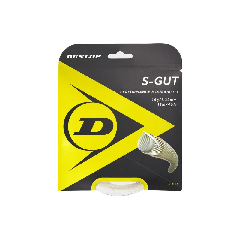 DUNLOP Tennis Racket Strings Synthetic Fiber-0