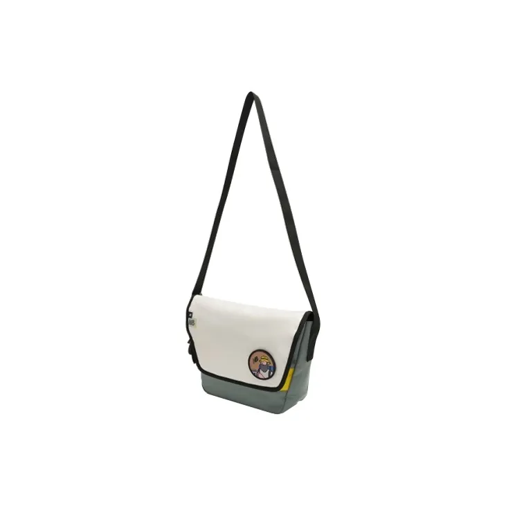 New Balance Fabric Shoulder Bag Unisex White Green-4