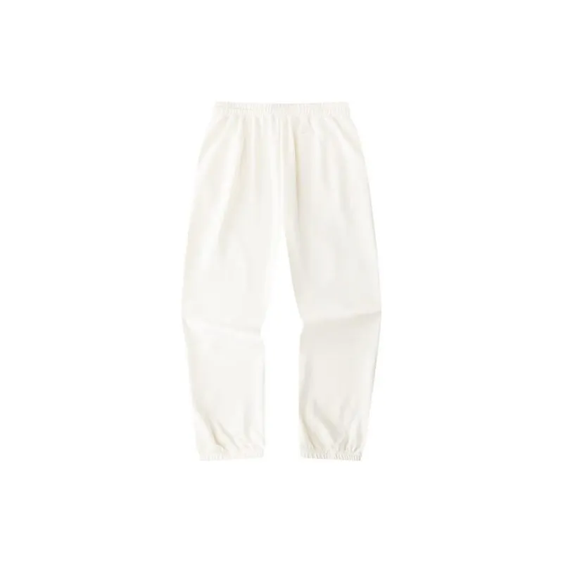 Anta Life Collection Knitted Sports Pants Women's Misty Cloud White-1