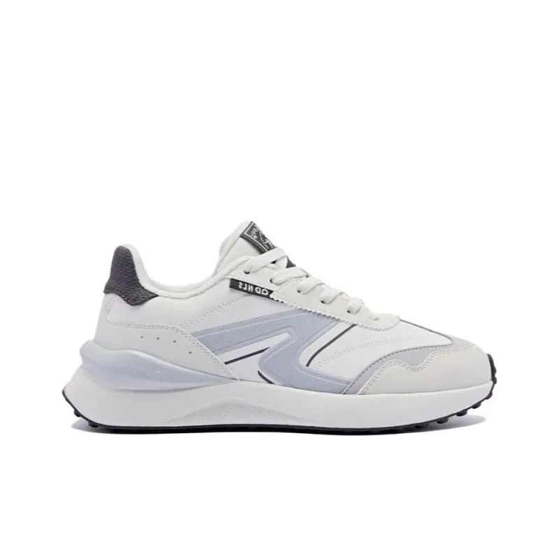 QIAODAN Cushioning And Breathable Low Top Running Shoes Women's Shark Gray-1