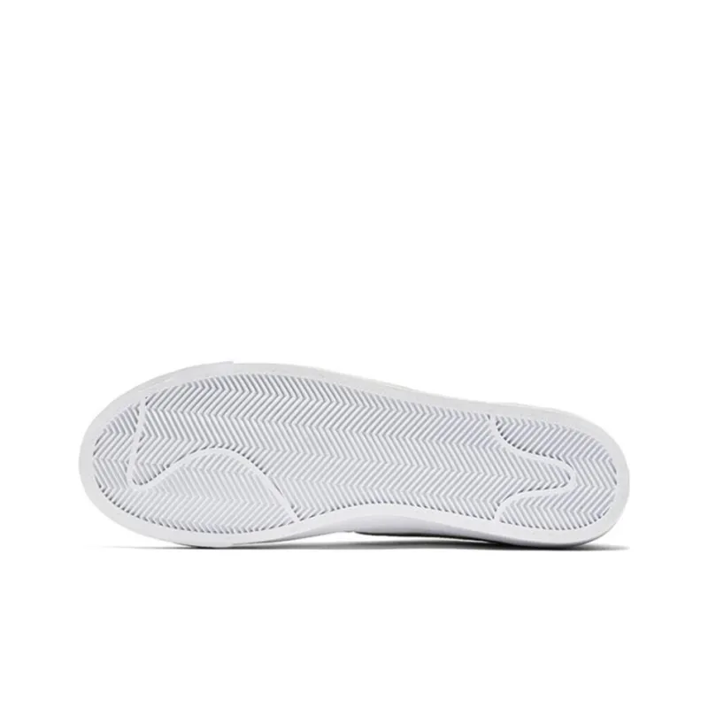 Nike Blazer Low Leather 'White Black'-4