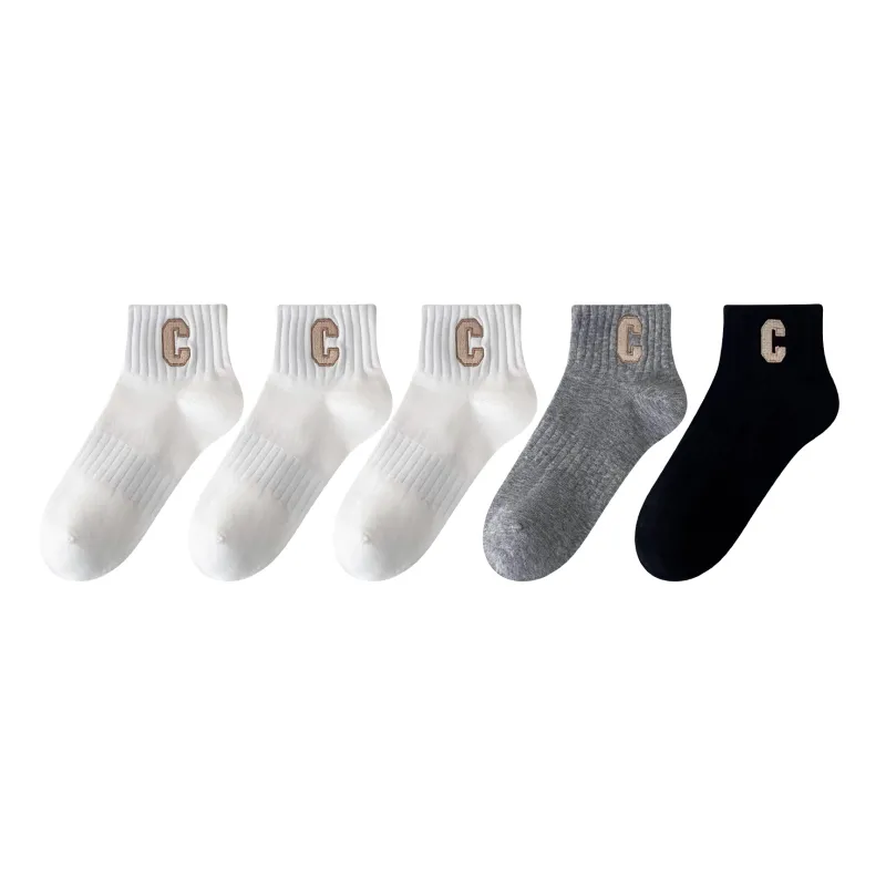 XXLLG Short Socks Women's 5 Pack-7