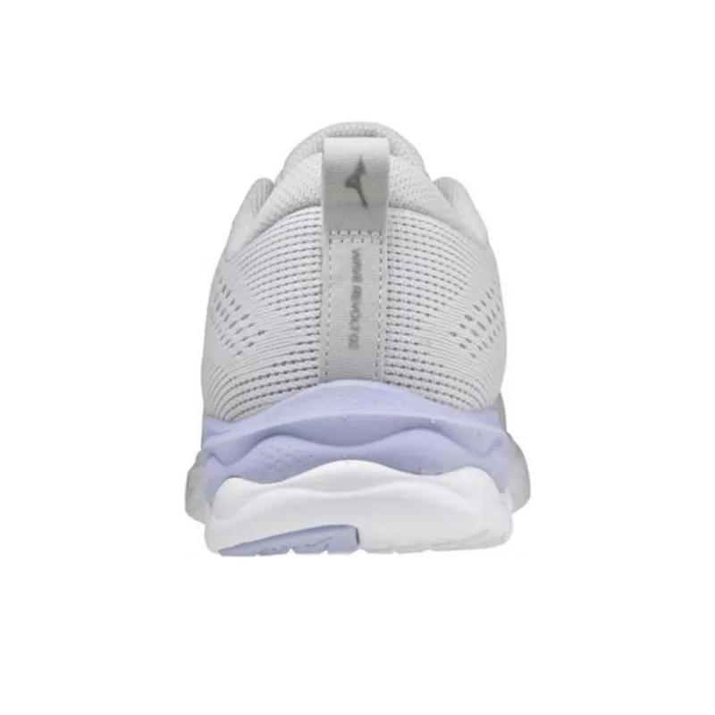 Mizuno Women's Wave Revolt 2 Wide 'Grey Purple' Women's-2