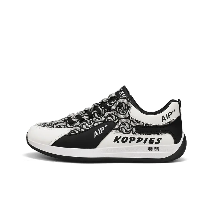 Locke Luxe Embroidery Slip Resistant, Lightweight, And Breathable Low Top Skateboard Shoes Men's-0
