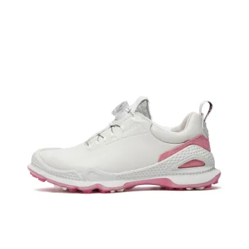Xceo1996 Chip Falcon Anti-Slip Wear-Resistant Low-Top Golf Shoes Unisex White Pink