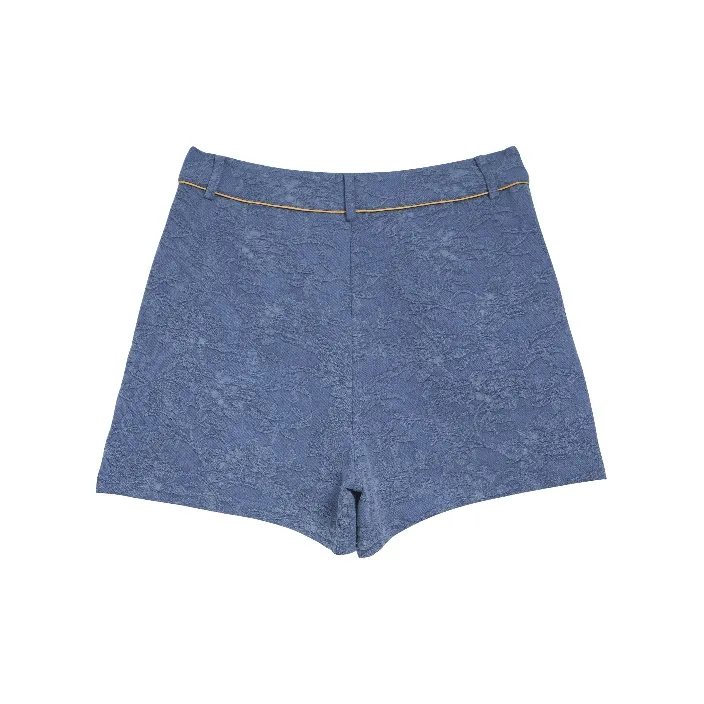 ROSESTUDIOBYGUOPEI Casual Shorts Women's Blue-1