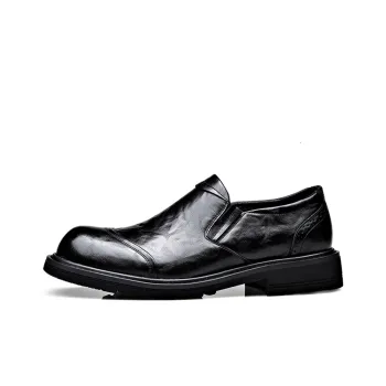 Help Men's Casual Shoes Men Low Top Black/Brown
