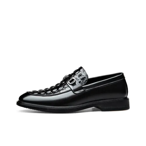 DOUBLE STAR 88 Dress Shoes Men Low-Top Black