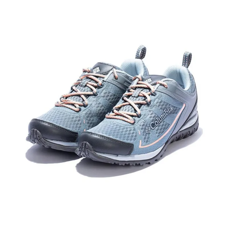 Columbia Low Top Outdoor Shoes Women's Blue Pink-3