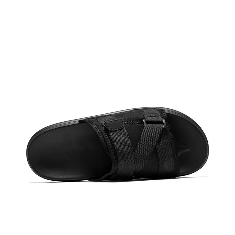 V ZERO FIVE Slide Slippers Flat Men's Black-2