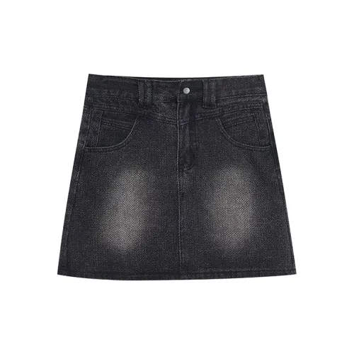 QUIET ANGEL Denim Short Skirts Women's