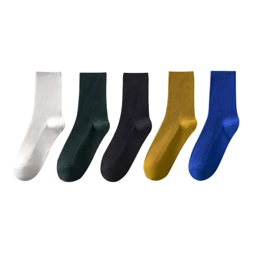 XXLLG Mid-Calf Socks Women's 5 Pack