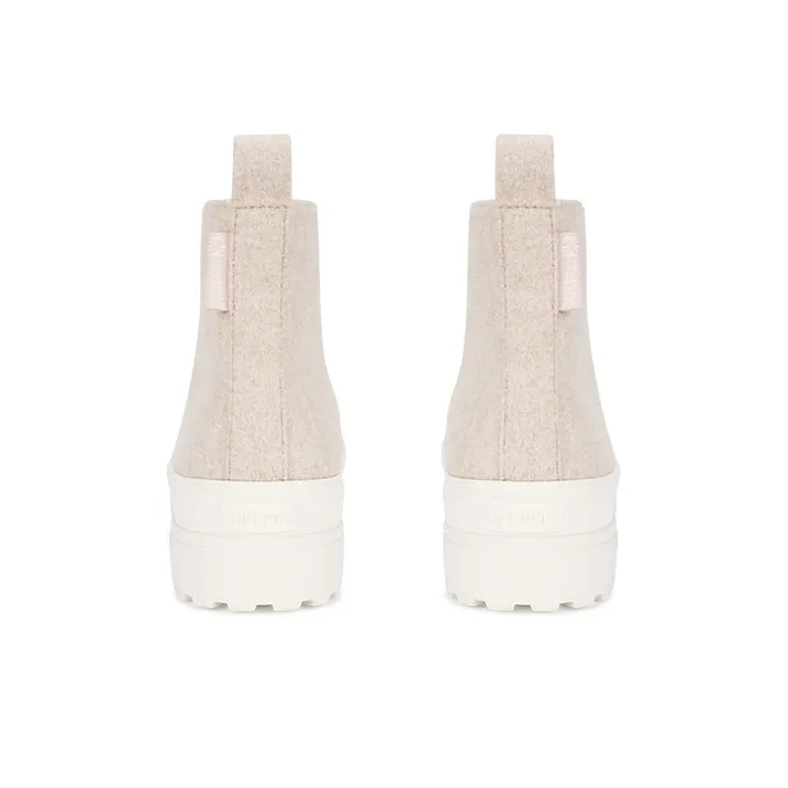 SUPERGA High-Top Casual Shoes Women's Beige-3
