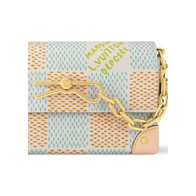 LOUIS VUITTON Steamer Wearable Wallet Damier Heritage White-6