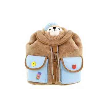 Disney Plush Backpack Unisex Brown