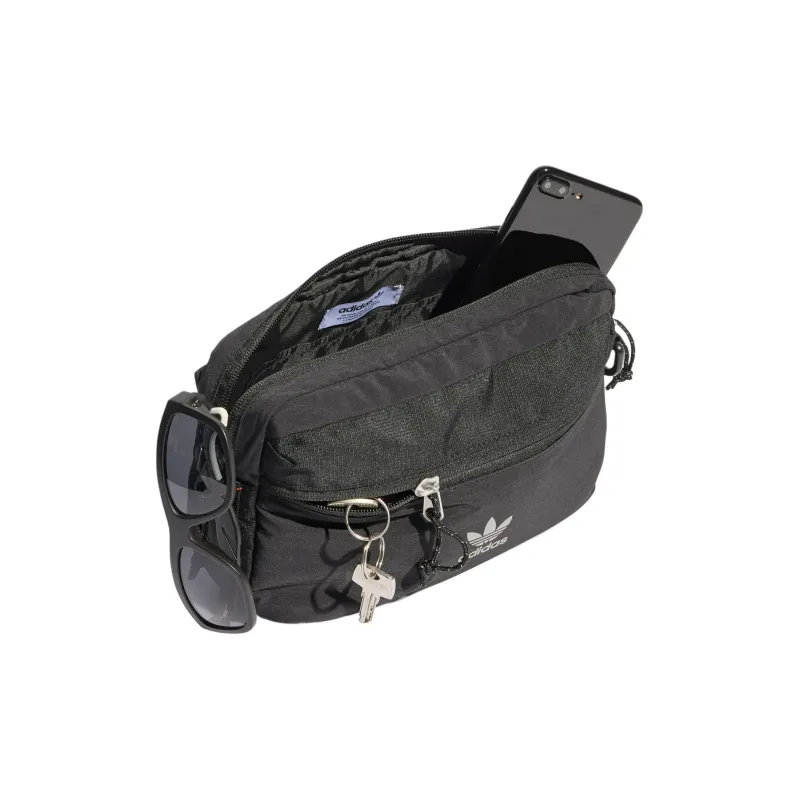 Adidas Originals Recycled Polyamide Fanny Pack Regular Men's Black-3