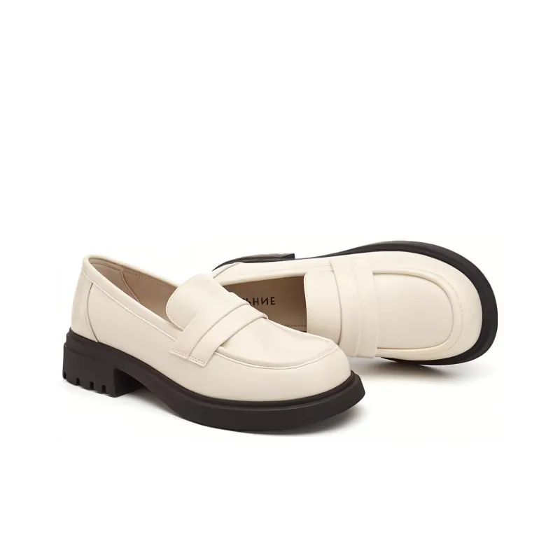 DAPHNE Loafers Women's Black/Beige-5