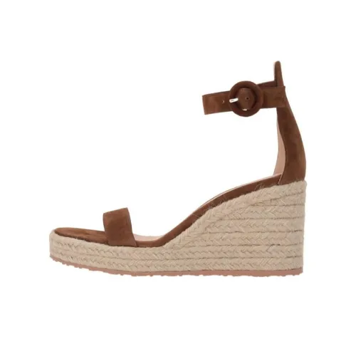 GIANVITO ROSSI 90mm Wedge print sandals