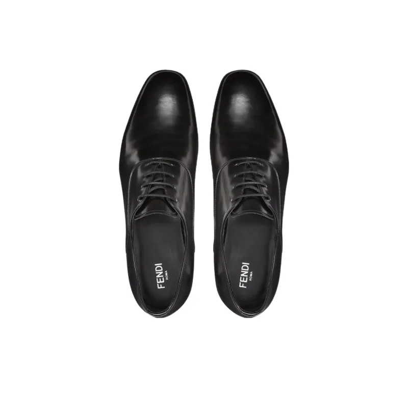 FENDI Dress Shoes Men Low-Top Black-3