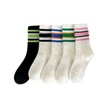ALPLUME Knee High Socks Women's 5 Pack Mixed Color