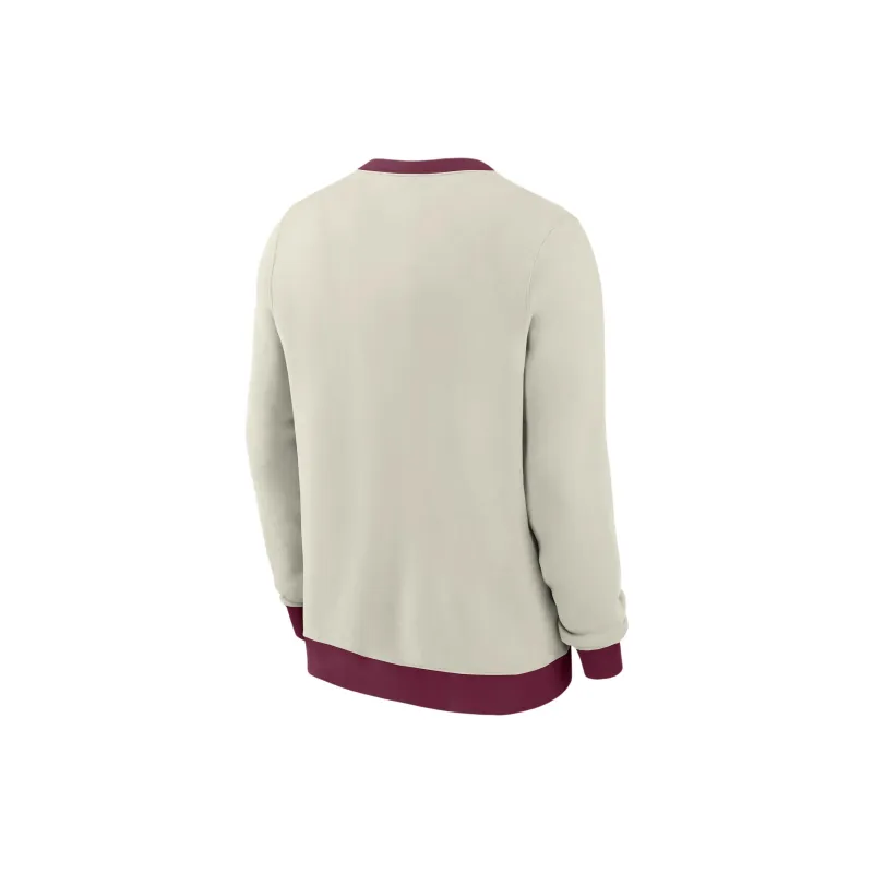 Nike x FEICHENGRENDUIKUPOSIDUN Philadelphia Phillies Cooperstown Mlb Pullover Crew Sweater Men's Cream-1