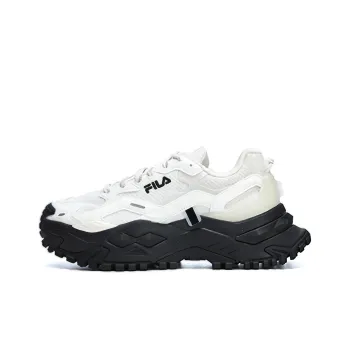 FILA FUSION BIANCO Hard Candy Height Increasing Breathable Slip Resistant Low Top Casual Shoes Women's White