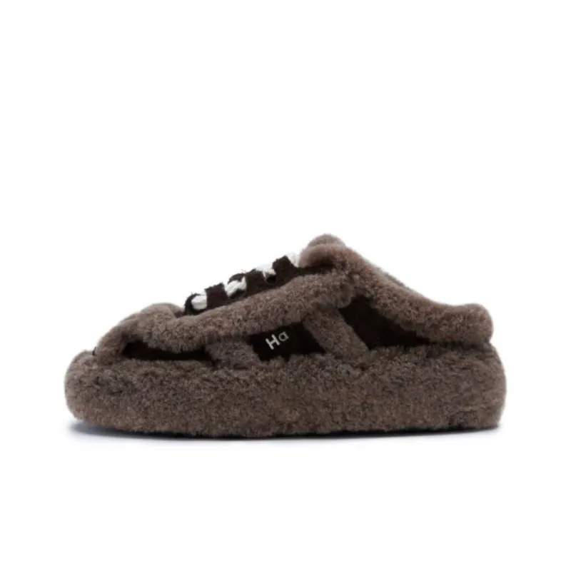 HALF AWAKE Wrap toe Slippers Women's-7