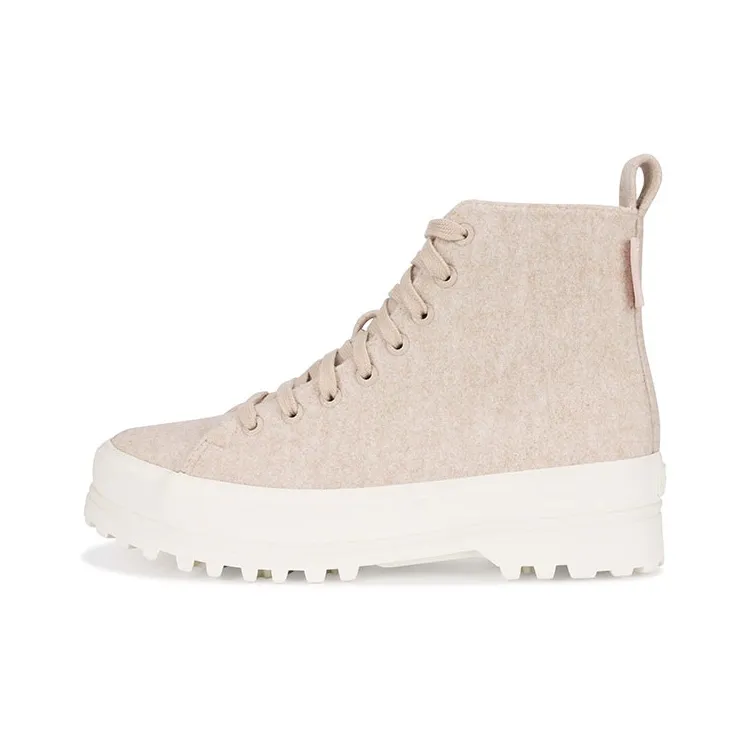 SUPERGA High-Top Casual Shoes Women's Beige-0