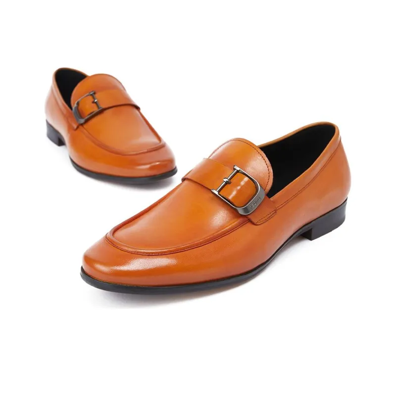 PEDRO Dress Shoes Men Low Top Black/Camel-7