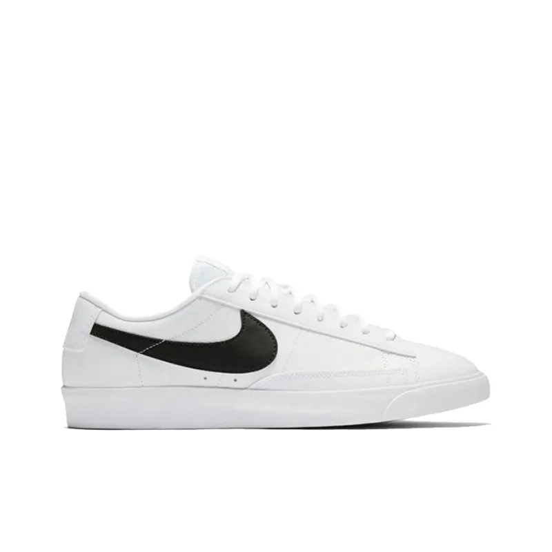 Nike Blazer Low Leather 'White Black'-1
