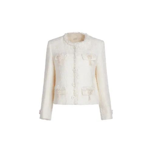 CHICCO MAO Jackets Women's Off White