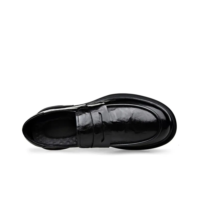 Help Men's Casual Shoes Men Low Top Black/Brown-3