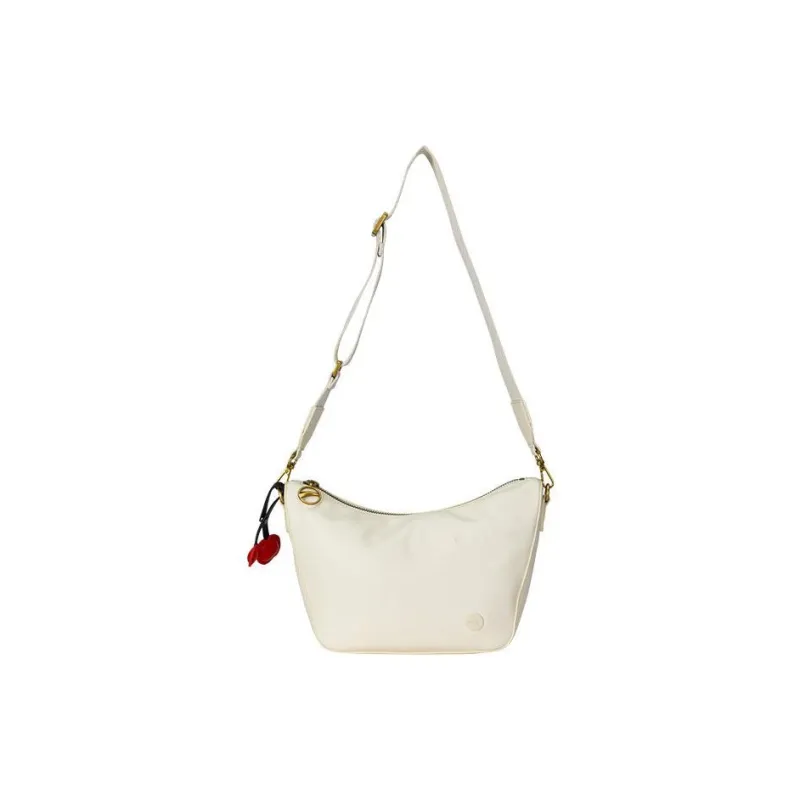 Anta Polyurethane Crossbody Bag Shoulder Bag Regular Unisex Pearl White-0