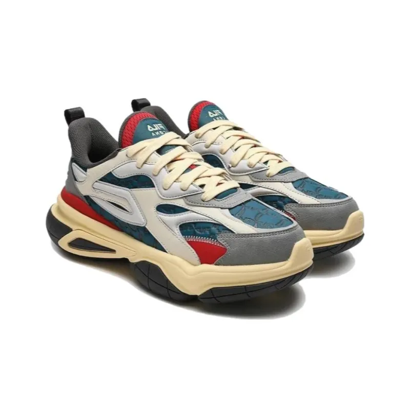 FILA Nucleo Icona Chunky Sneakers 'White Grey Teal'-3