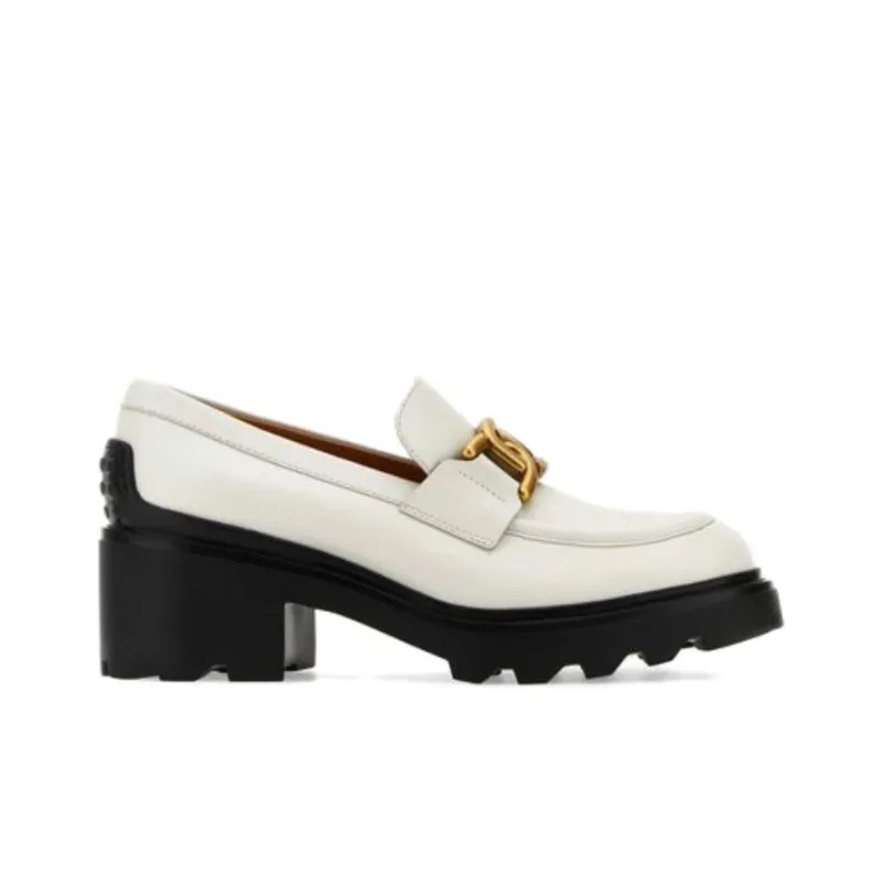 TOD'S 65mm Logo-plaque Leather Loafers-1