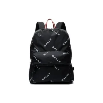 BALLY Nylon Backpack Women's Black
