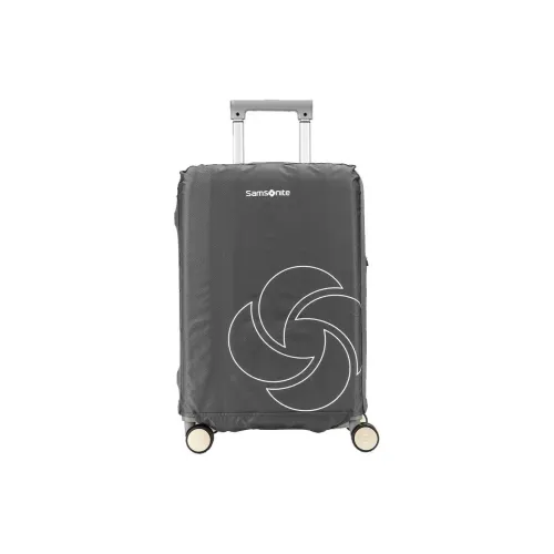 SAMSONITE Fabric Water-Repellent Material Luggage Cover Large Size Unisex Black