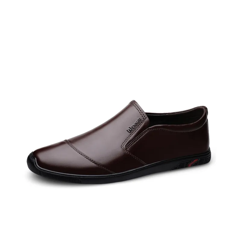 Wen Nai Casual Shoes Men's Dark Brown-1