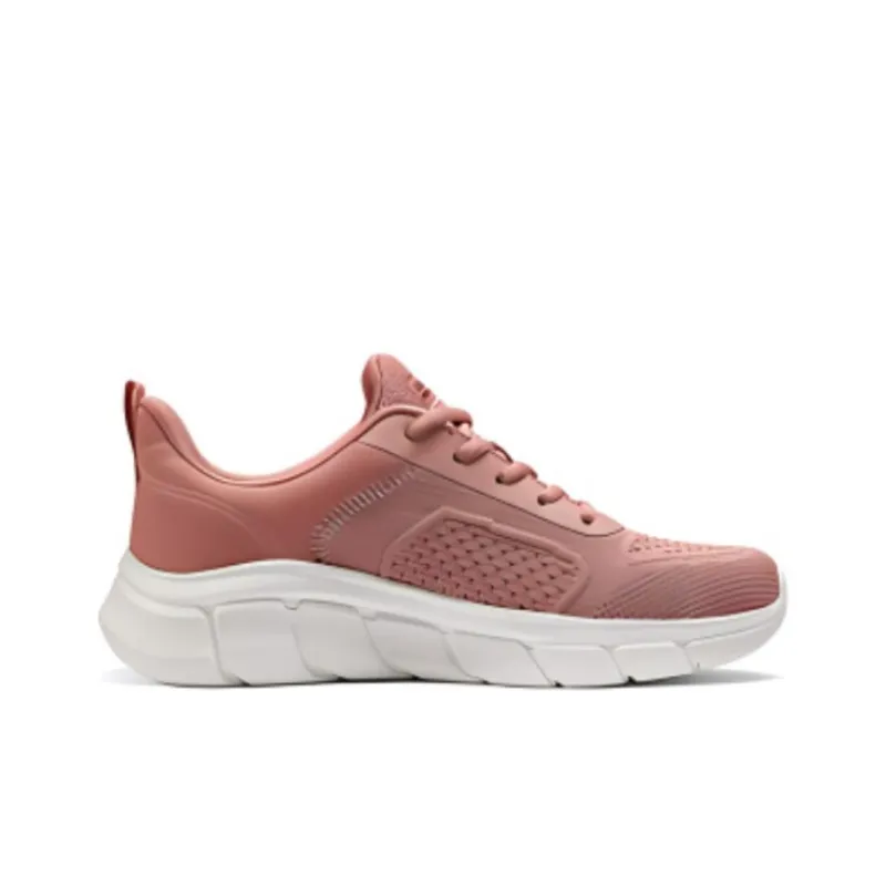 Skechers Shock Absorbing, Non Slip, Wear Resistant, Breathable And Lightweight Low Top Casual Shoes Women's Rose Red-1