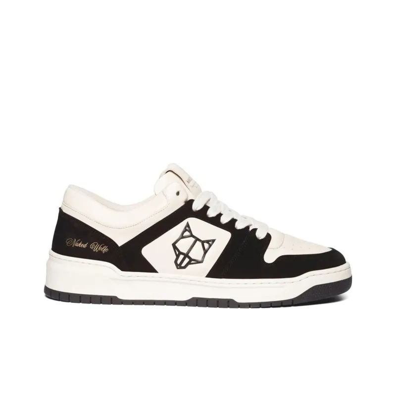 Naked Wolfe CM 01 Low Top Skateboard Shoes Men's Beige Black-1