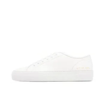 COMMON PROJECTS Tournament Low Top Stylish Skateboarding Shoes Women's White