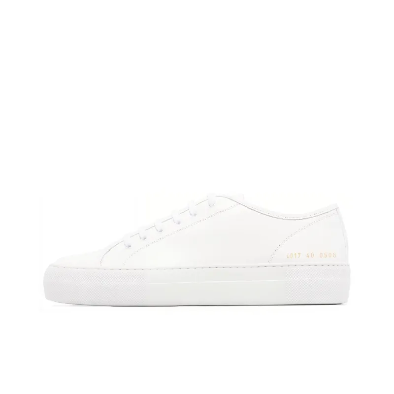 COMMON PROJECTS Tournament Low Top Stylish Skateboarding Shoes Women's White-0