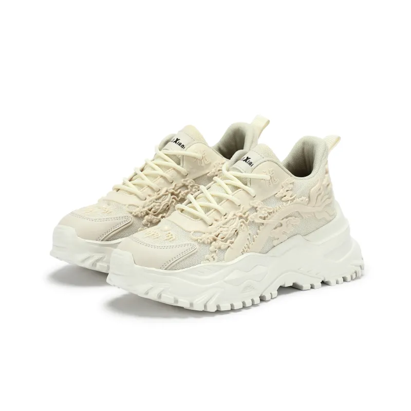 Singing Breathable Lightweight Low-Top Chunky Sneakers Unisex-7