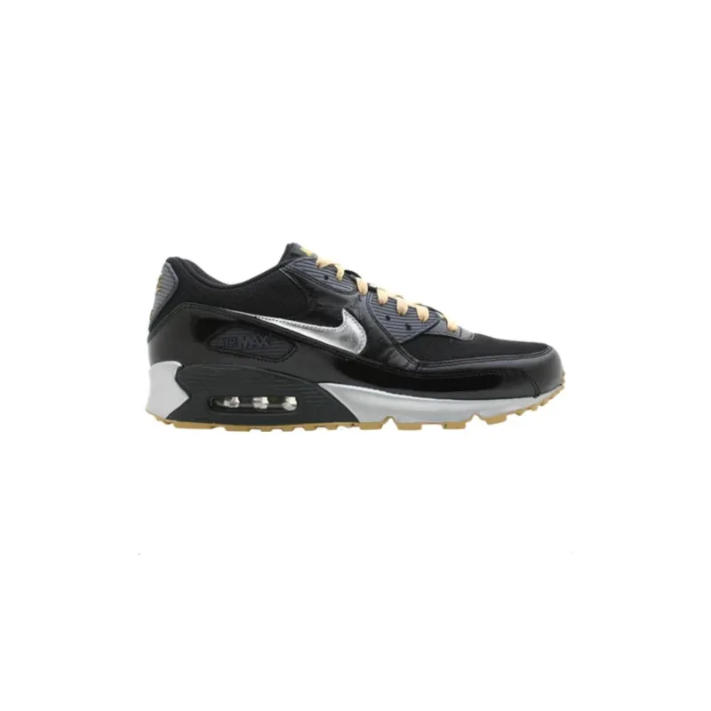 Nike Air Max 90 Black Silver Gold-1